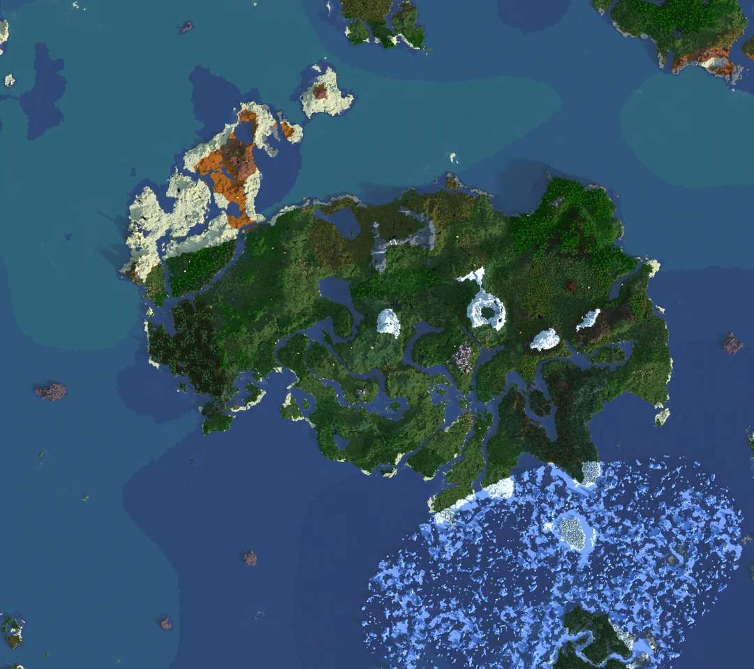 冒险大陆全景图